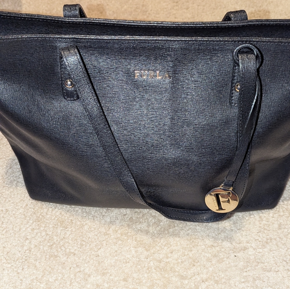 Black Furla bag